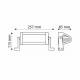 Proiector LED BAR, 257x115, 12 LED-uri, 10-30V, 36W, 2700lm, TT.23036