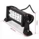 Proiector LED BAR, 257x115, 12 LED-uri, 10-30V, 36W, 2700lm, TT.23036