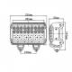 Proiector lucru, 235x201, bara LED Combo, 108W, 5032lm, LB0044 TruckLed