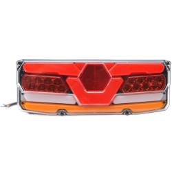 Lampa stop 350x131, 6 functii, LED, cu ceata, mers inapoi si semnalizare dinamica, dreapta, W170 DDP 1199DD Was Lampa stop 350x131, 6 functii, LED, cu ceata, mers inapoi si semnalizare dinamica, dreapta, W170 DDP 1199DD Was