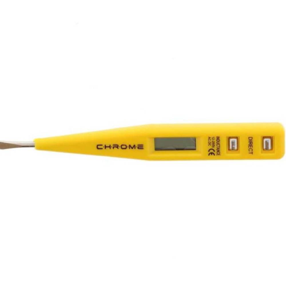 Creion tensiune tester voltaj 12-220V, curent alternativ, Chrome
