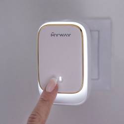 Incarcator 220V - 5V, 4 USB cu lampa de veghe 63048 MyWay