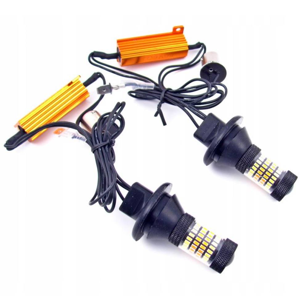Set 2 becuri semnalizare, 2 functii semnalizare si DRL, 12V, canbus, 02451 Amio Set 2 becuri semnalizare, 2 functii semnalizare si DRL, 12V, canbus, 02451 Amio