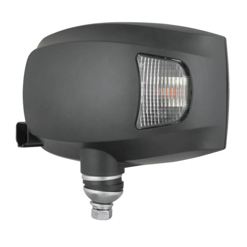 Far cu lampa semnalizare inclusa, H4 cu pozitie, cu mufa Deutsch DT04, Caterpillar/Manitou, stanga, RGV1B. 52402 Wesem