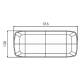 Lampa stop, 12/24V, 316x130, LED, 6 functii, semnalizare dinamica, L1918 TruckLed