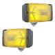 Set 2 proiectoare faza lunga 138x78, galbena, cu husa, HM1.07529.01 Wesem