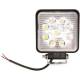 Proiector lucru 106x106, LED, 12-60V / 27W, 2000lm, flood, AWL03 01614 Amio