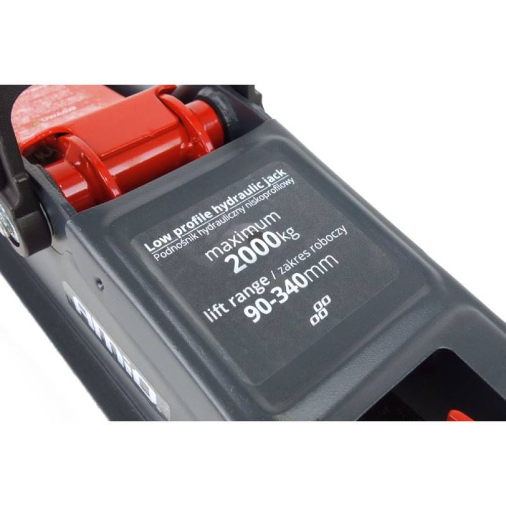 Cric crocodil 2T, plat, 90-340mm, 02500 Amio