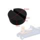 Tampon cauciuc pentru cric, universal, fi62, h24, 347.61 Heyner