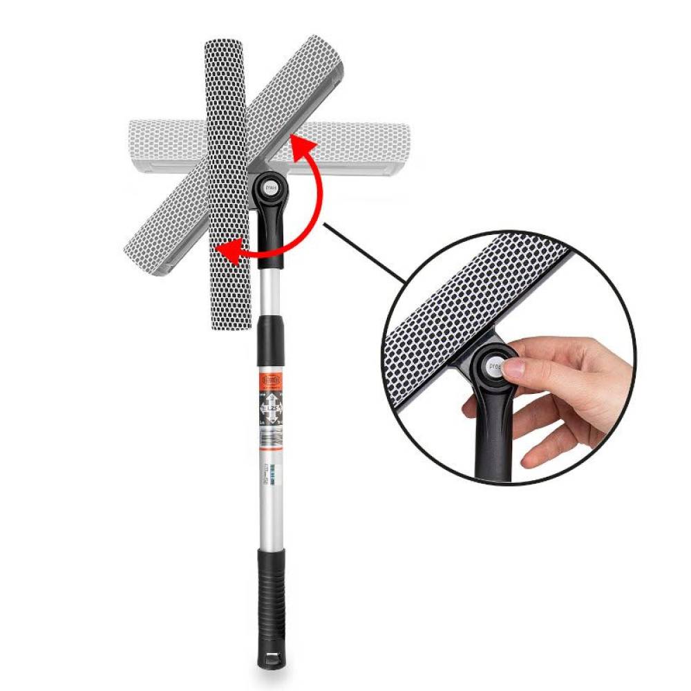 Curatitor geam, cu maner telescopic L25, 50-80cm, lama 25cm, 407.32 Heyner