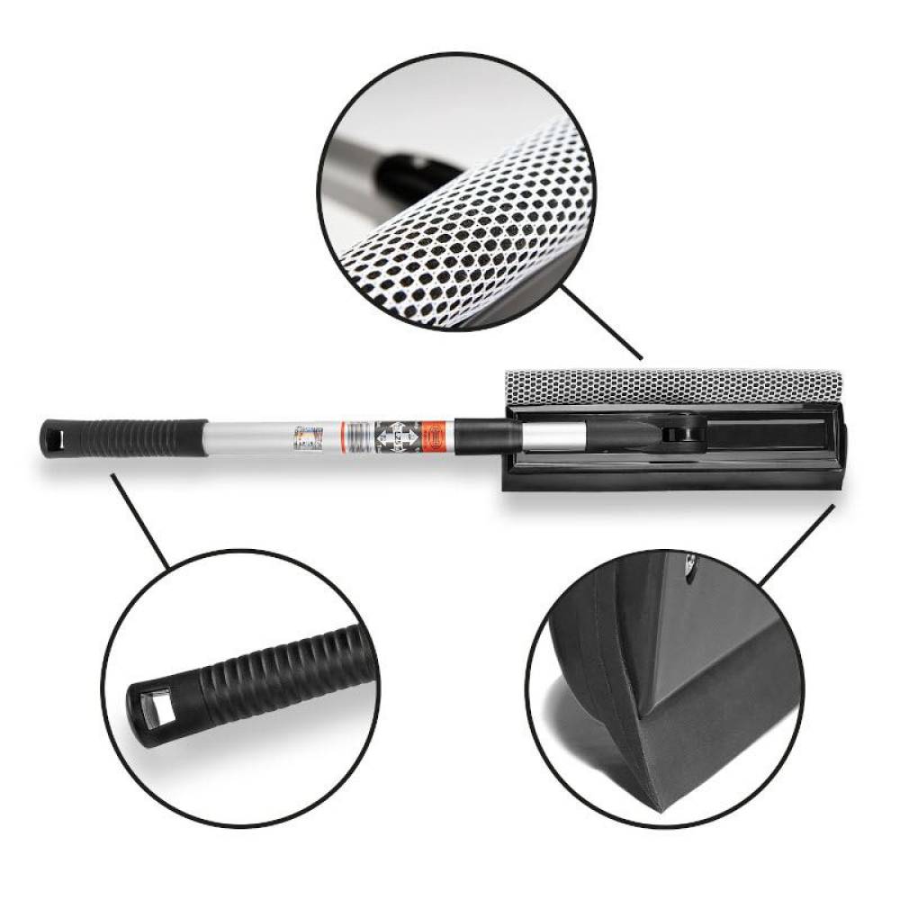 Curatitor geam, cu maner telescopic L25, 50-80cm, lama 25cm, 407.32 Heyner
