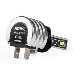 Set 2 becuri H1, cu LED, 12V, 42W, 3600lm, 6500K, 03329 Amio 