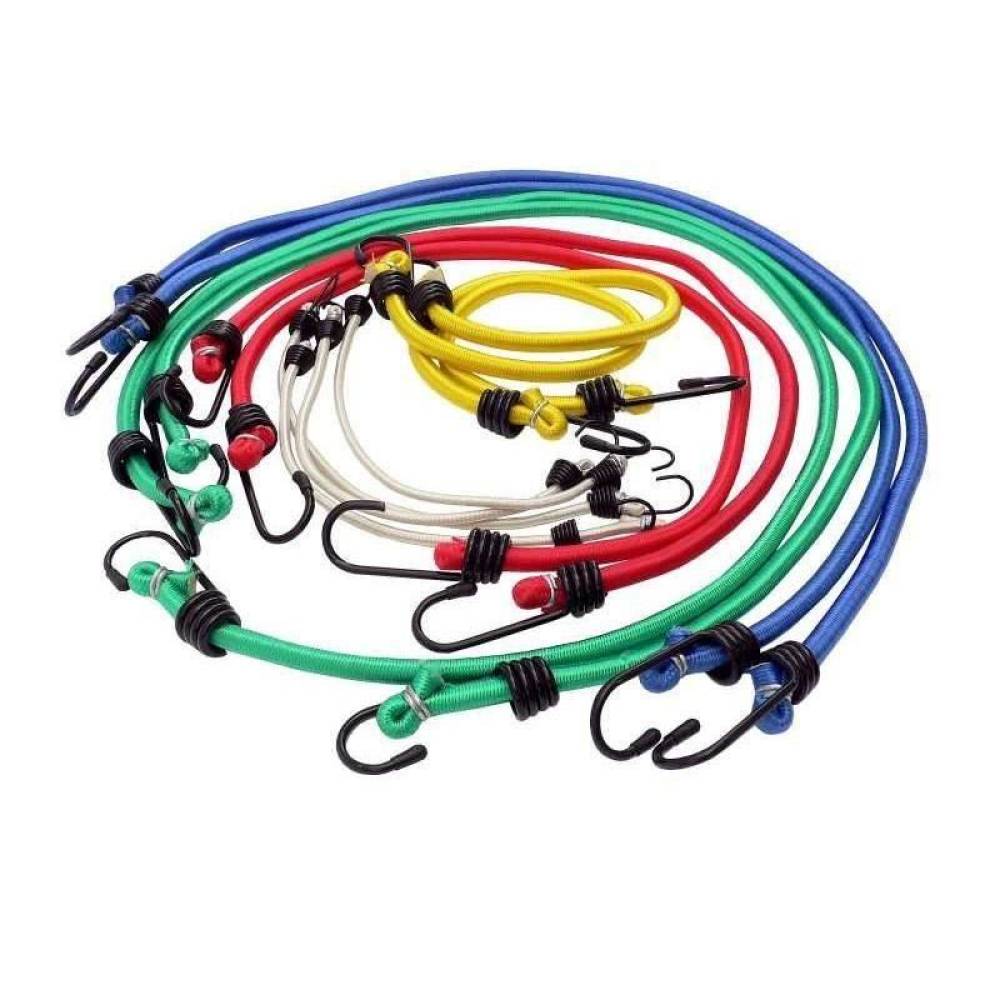 Set 12 bucati chinga elastica auto, 4x25, 2x45, 60, 75, 90cm, 61978 CarCo