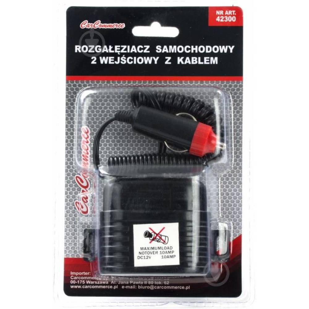 Stecher 2 prize 12V, prinderi laterale cu surub, 42300 CarCo