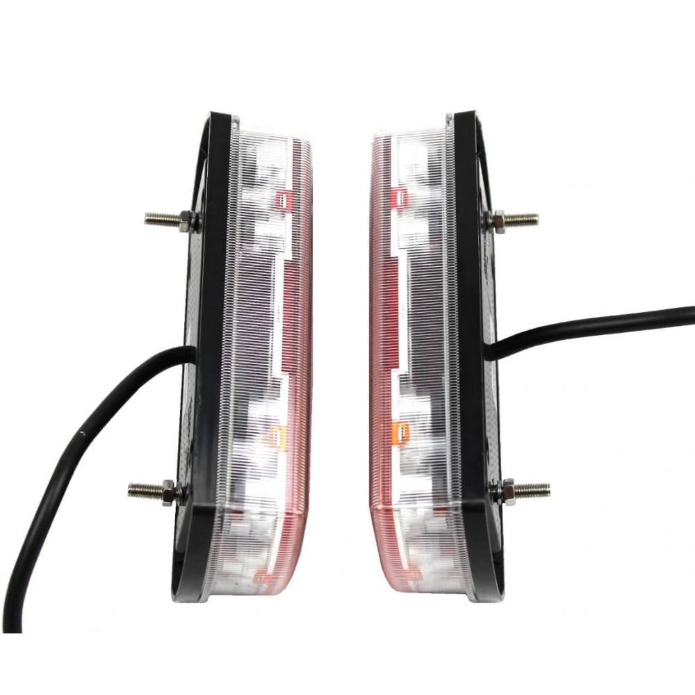 Lampa spate 165x80, 5 functii, iluminare numar, LED, 12/24V, stanga, L1846 Dafa
