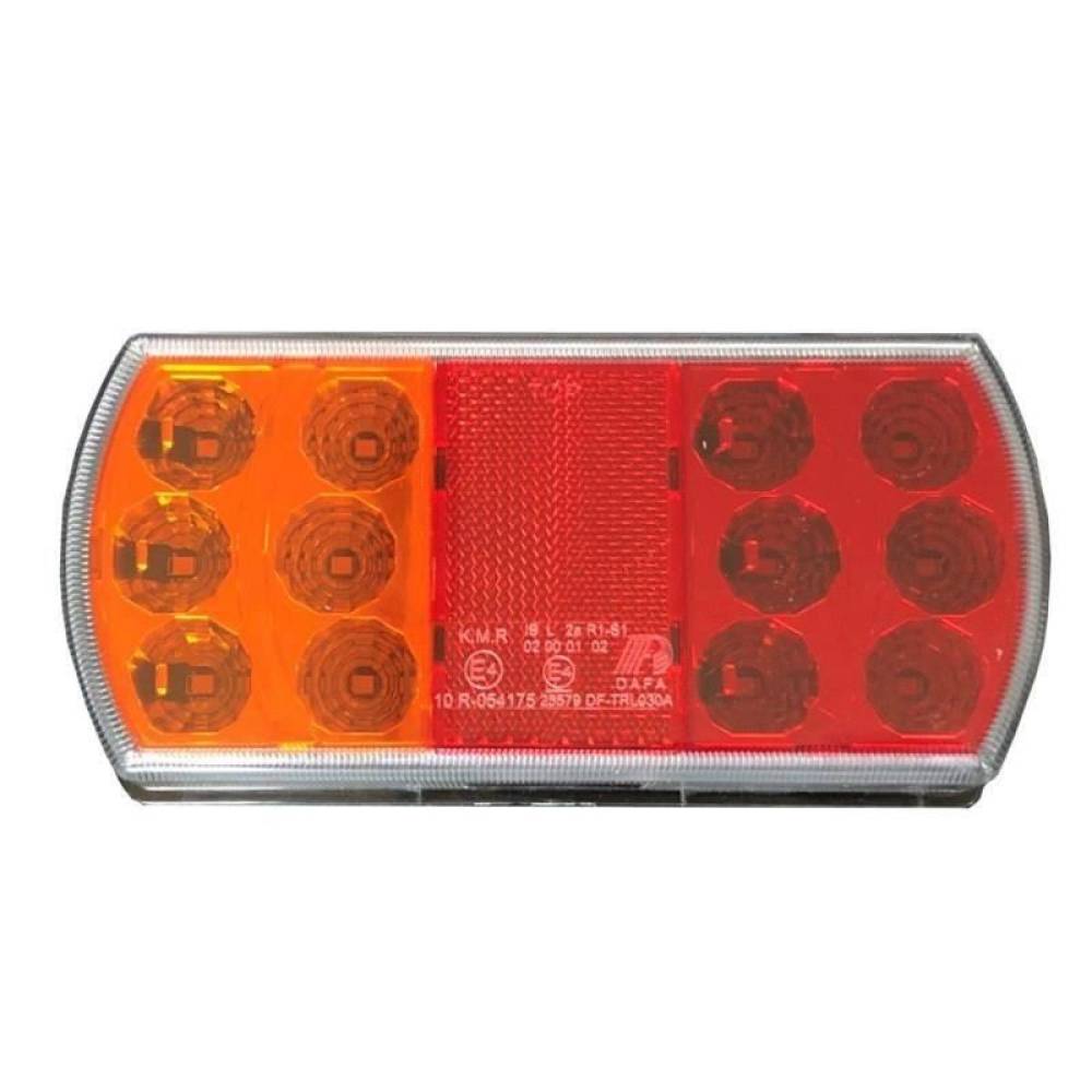 Lampa spate 165x80, 5 functii, iluminare numar, LED, 12/24V, stanga, L1846 Dafa