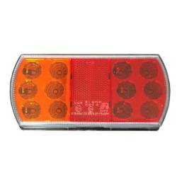 Lampa spate 165x80, 5 functii, iluminare numar, LED, 12/24V, stanga, L1846 Dafa