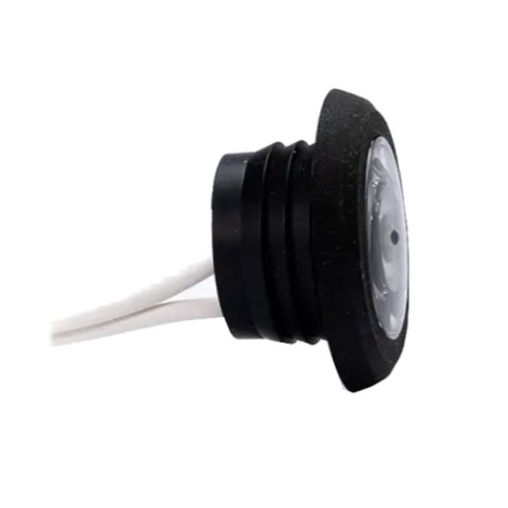 Lampa gabarit fi28, cu LED, incastrabila (fi19.6), rosie FT-074C Fristom