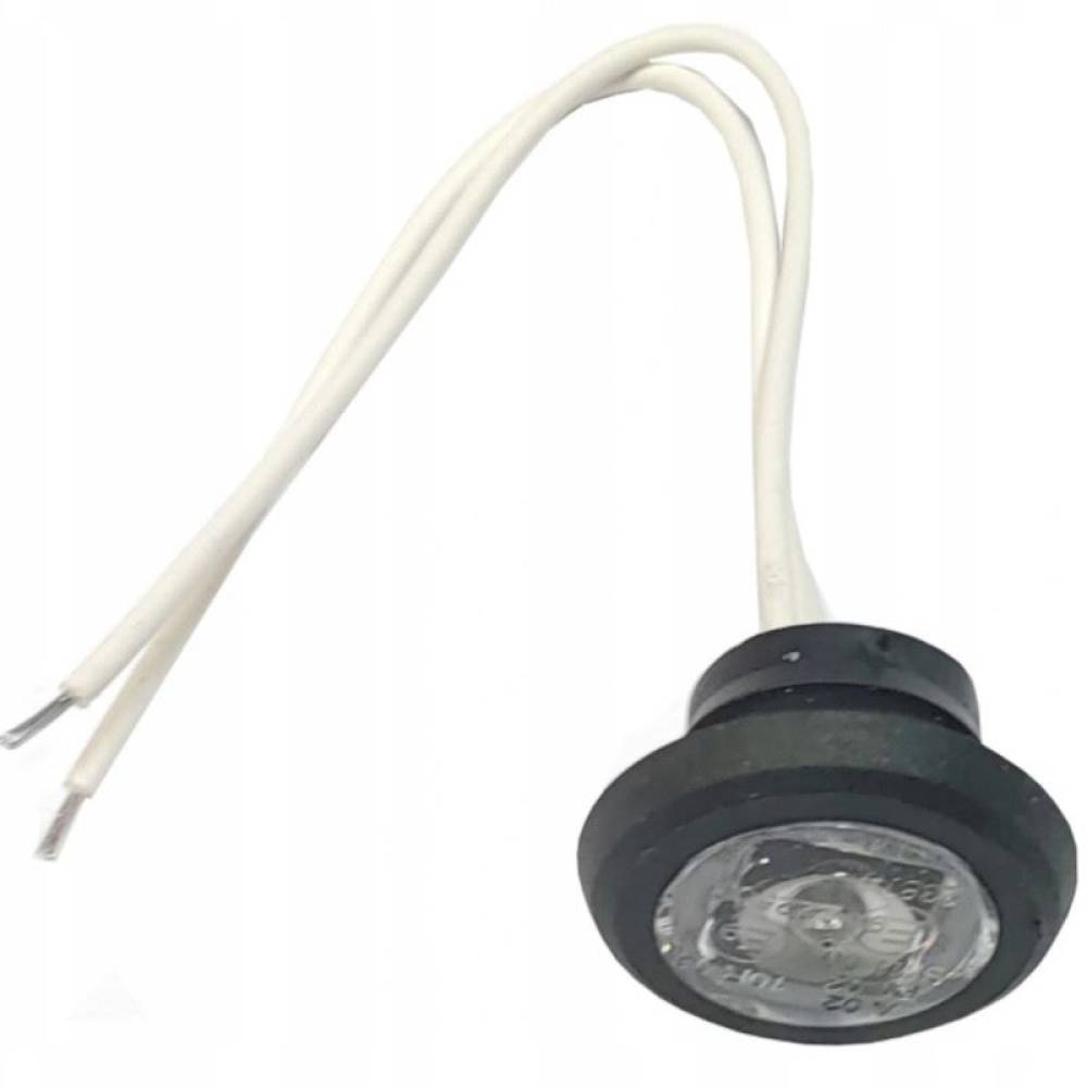 Lampa gabarit fi28, cu LED, incastrabila (fi19.6), rosie FT-074C Fristom
