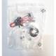 Lampa gabarit fi28, cu LED, incastrabila (fi19.6), rosie FT-074C Fristom