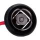 Lampa gabarit fi28, cu LED, incastrabila (fi19.6), rosie FT-074C Fristom