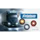 Lampa gabarit fi28, cu LED, incastrabila (fi19.6), alba FT-074B Fristom
