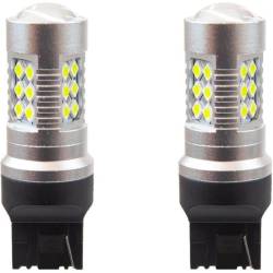 Set 2 becuri T20, 24 LED-uri SMD3030, 12-24V, W21W, CANBUS, 01173 Amio