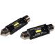 Set 2 becuri sofit 12V/24V C5W 41mm 1 LED tip SMD 1860, UltraBright CANBUS 02444 Amio