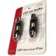 Set 2 becuri sofit 12V/24V C5W 41mm 1 LED tip SMD 1860, UltraBright CANBUS 02444 Amio