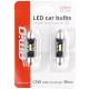 Set 2 becuri sofit 12V/24V C5W 36mm 1 LED tip SMD 1860, UltraBright, CANBUS 02442 Amio