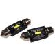 Set 2 becuri sofit 12V/24V C5W 36mm 1 LED tip SMD 1860, UltraBright, CANBUS 02442 Amio