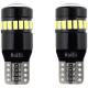 Set 2 becuri T10, 19 LED-uri tip SMD3014, 12-24V, W5W, cu LUPA CANBUS 02446 Amio