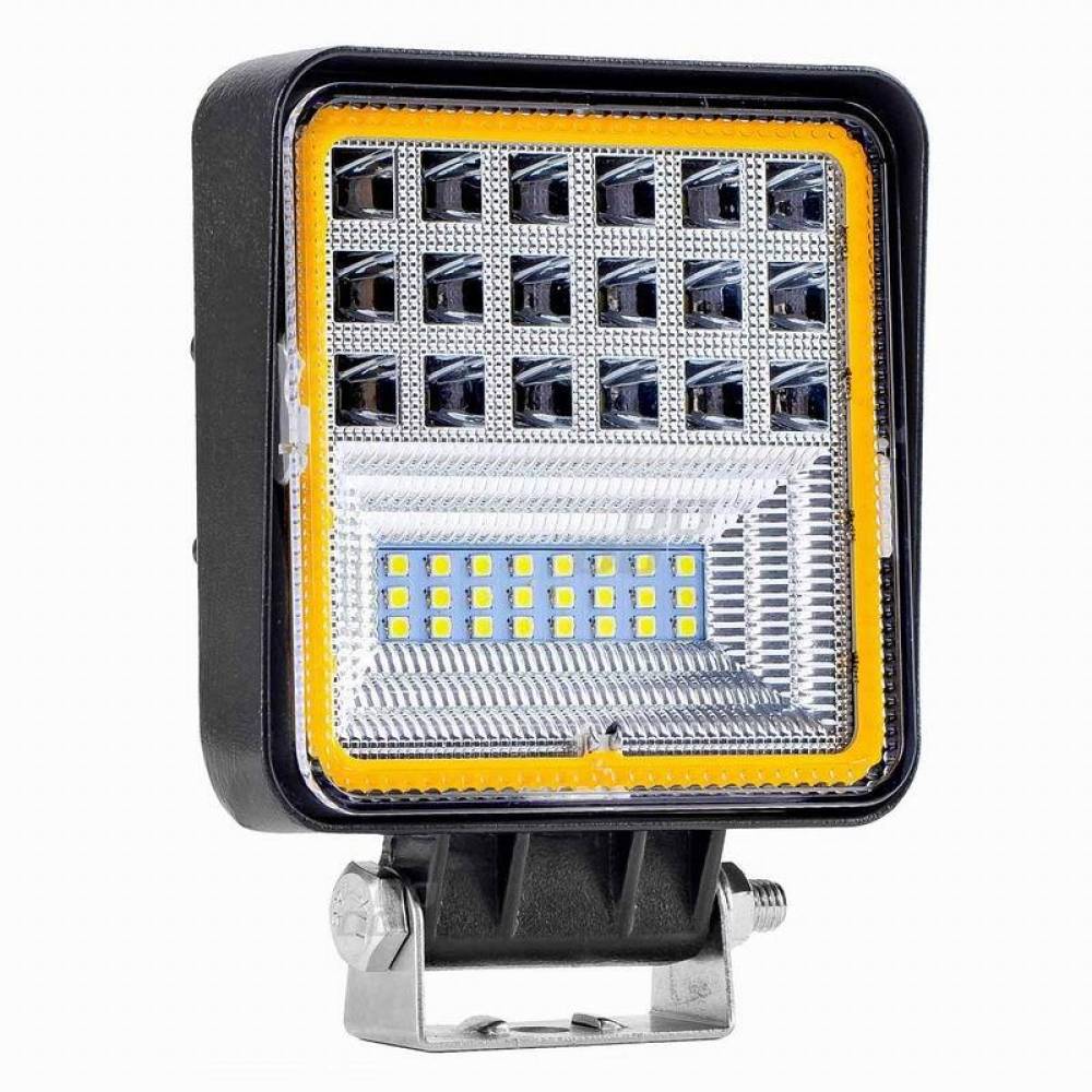 Proiector lucru 110x110, 2 functii, LED, 9-30V, 45W, 3360lm, Combo cu Angel Eyes AWL12, 02426 Amio