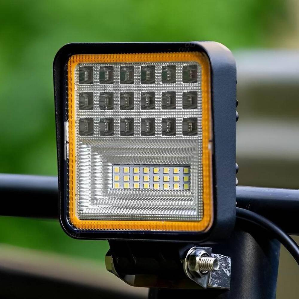 Proiector lucru 110x110, 2 functii, LED, 9-30V, 45W, 3360lm, Combo cu Angel Eyes AWL12, 02426 Amio