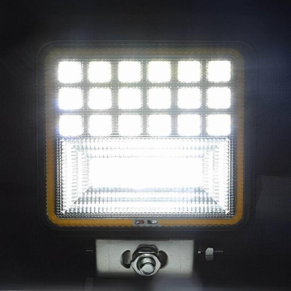 Proiector lucru 110x110, 2 functii, LED, 9-30V, 45W, 3360lm, Combo cu Angel Eyes AWL12, 02426 Amio