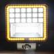 Proiector lucru 110x110, 2 functii, LED, 9-30V, 45W, 3360lm, Combo cu Angel Eyes AWL12, 02426 Amio