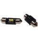 Set 2 becuri sofit 12V/24V C5W 31mm, 1 Led SMD 1860 UltraBright, CANBUS 02441 Amio