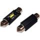 Set 2 becuri sofit 12V/24V C5W 39mm 1 LED SMD1860 UltraBright, CANBUS 02443 Amio