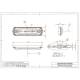 Lampa gabarit 110x31, LED, galbena, LD 676 Horpol
