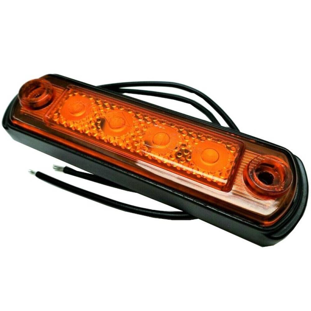 Lampa gabarit 110x31, LED, galbena, LD 676 Horpol