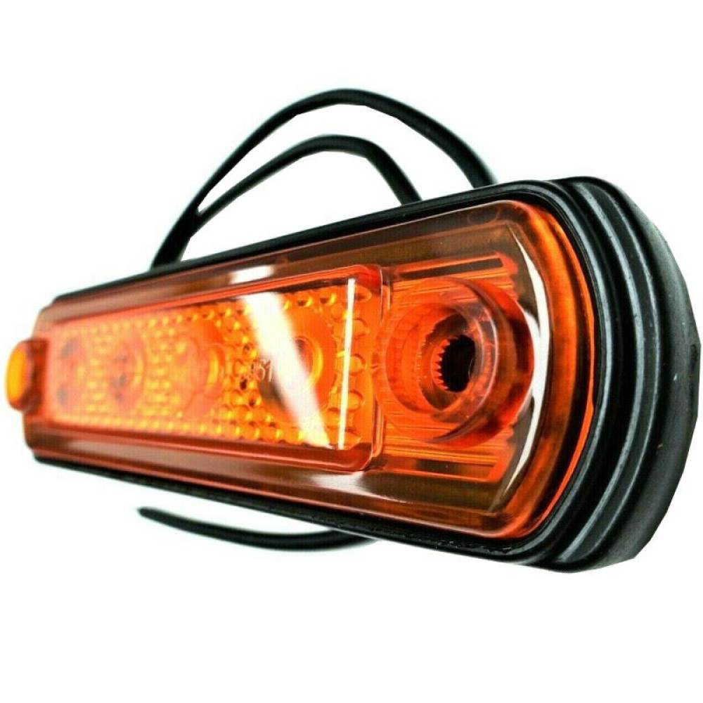 Lampa gabarit 110x31, LED, galbena, LD 676 Horpol
