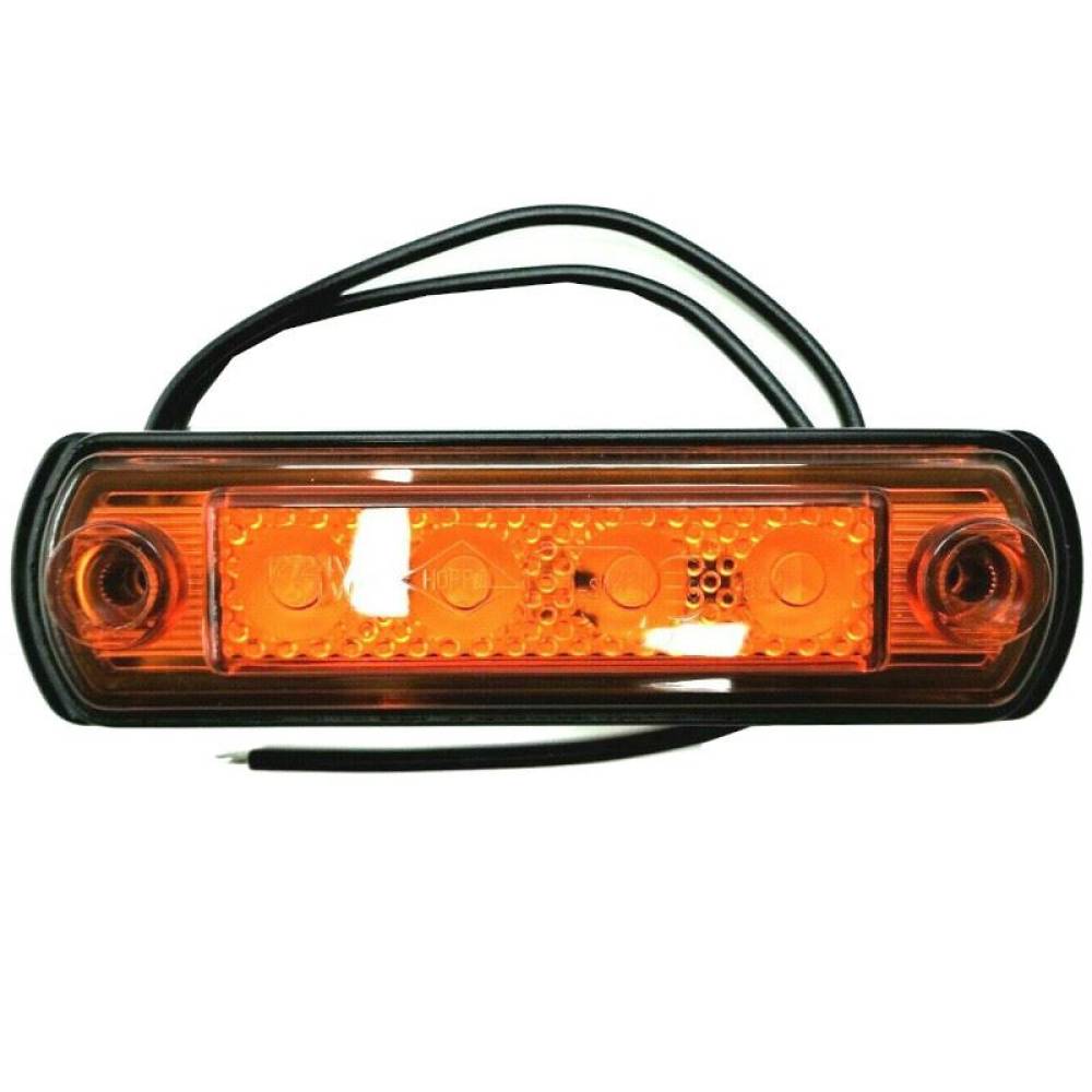 Lampa gabarit 110x31, LED, galbena, LD 676 Horpol