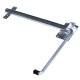 Opritor ușă, galvanizat, lungime 430 mm / 265 mm, Solus TNO 440