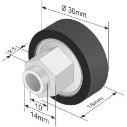 Rola culisare prelata, Solus RD 609 T6 1016466, 1026011, 30051158