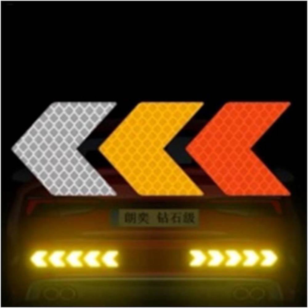 Autocolant reflectorizant sageata, alb, Safety Alert FGT-03