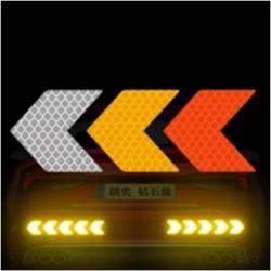 Autocolant reflectorizant sageata, galben, Safety Alert FGT-03