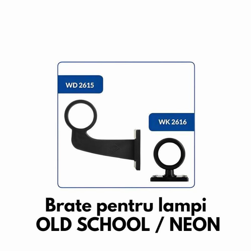 Set 2 bucati modul LED NEON, alb si rosu, pentru lampi gabarit, cablu 700mm, MDBC2611 Horpol