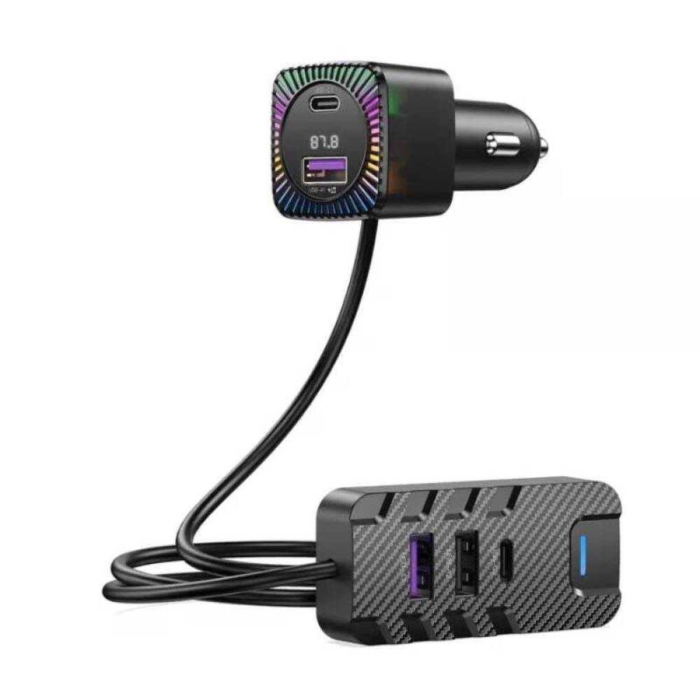 Modulator FM, MP3, bluetooth, USB-C PD30W, USB-A , microfon incorporat, \art XO-BCC13
