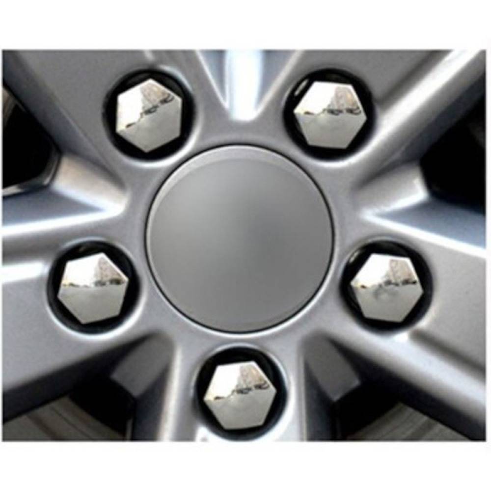 Set 21 capacele plastic, pentru prezoane 19inch, crom, G21304 Amio 
