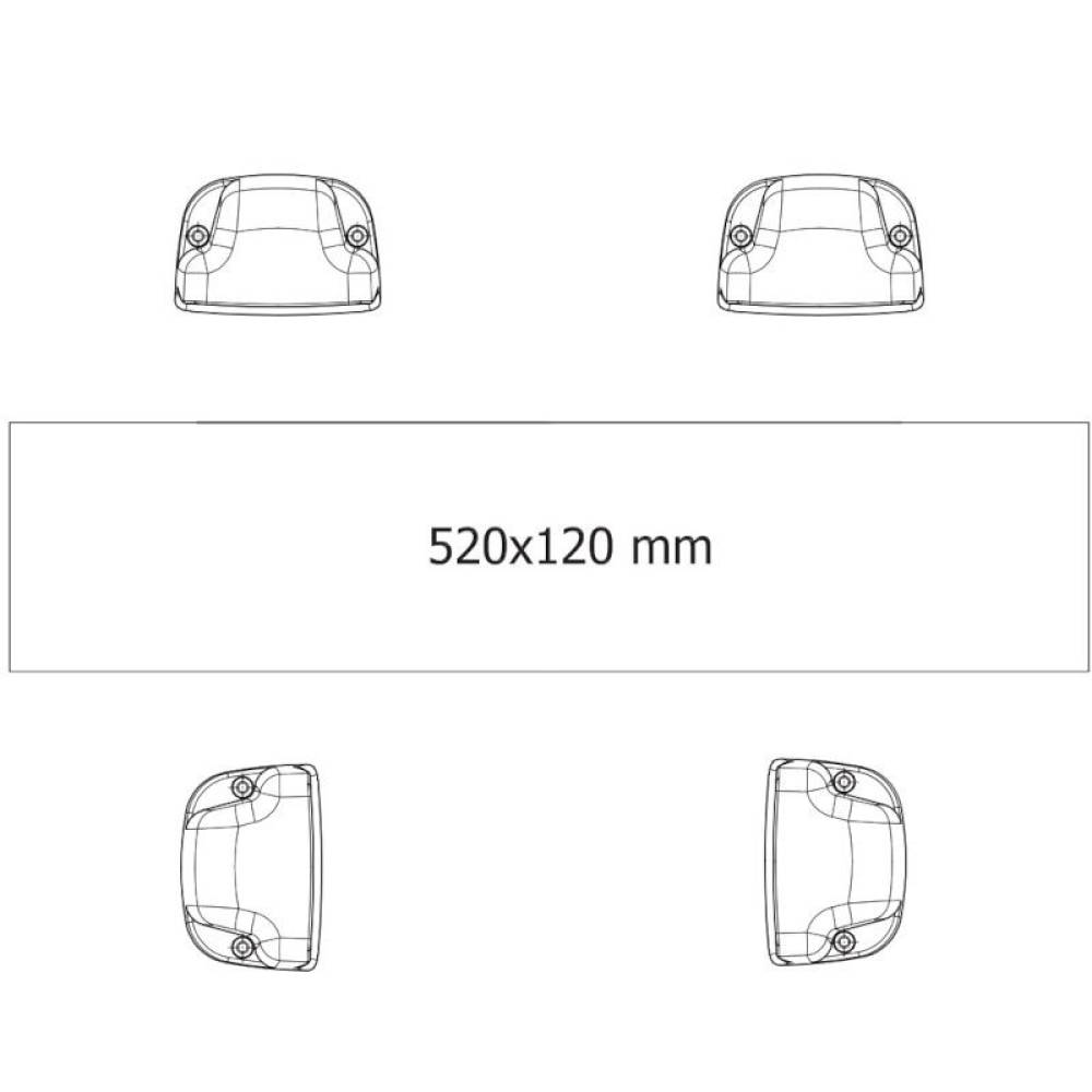 Lampa numar, 93x56.3, LED, FT-263/1 Fristom